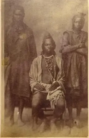 Historical Indigenous family portrait from the British Museum collection