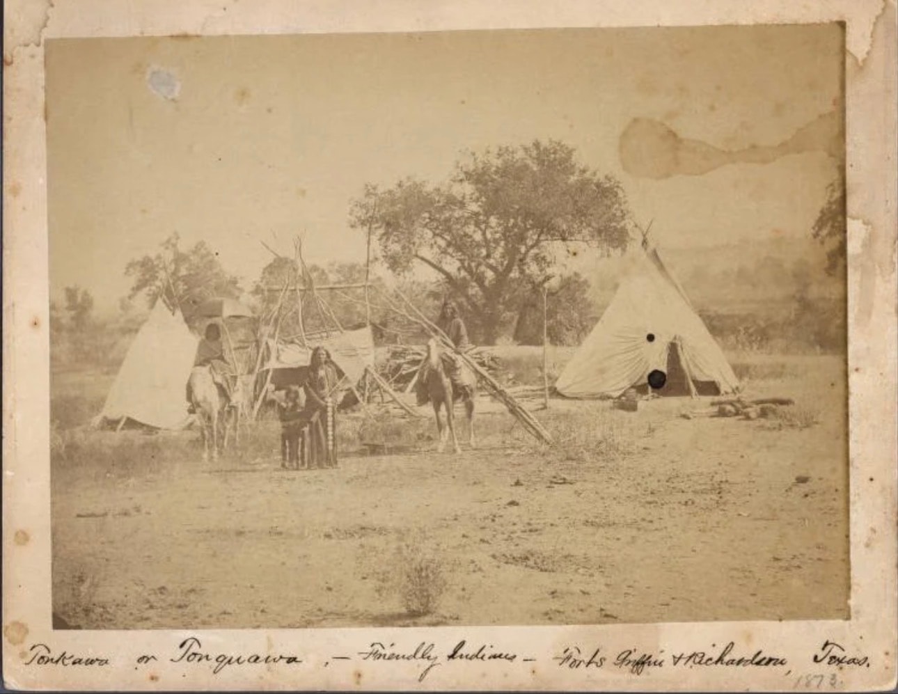 Historical Indigenous portrait from the Legacy Preservation Project archive