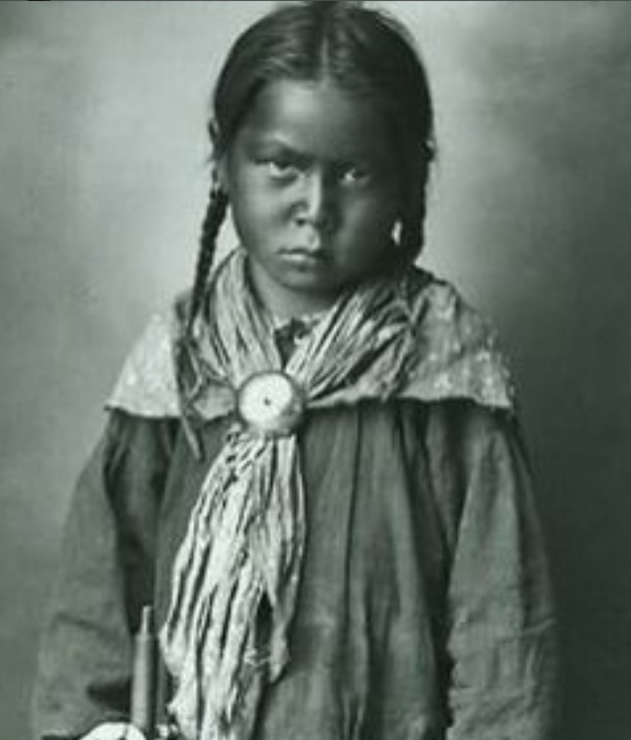 Native Tonkawa child, 1800s — public domain historical portrait