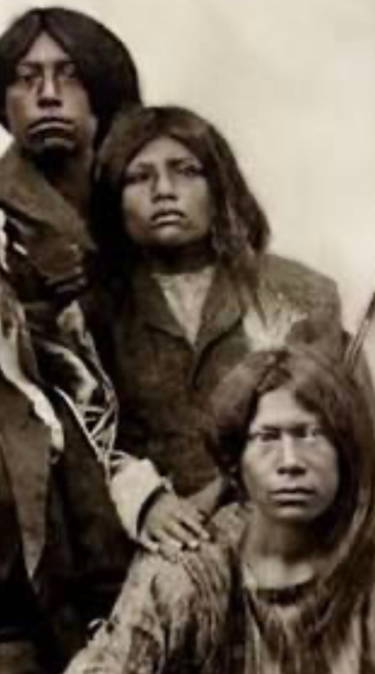 Tonkawa siblings from East Central Texas, c. 1845