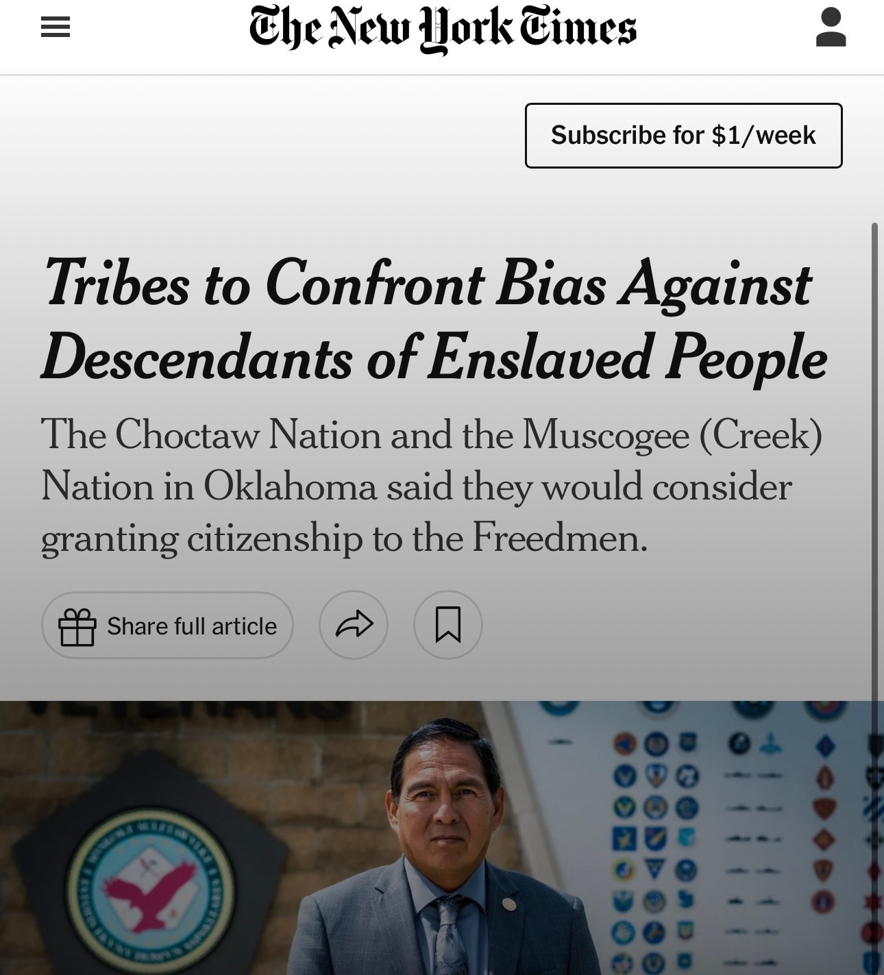 Two Black Members of Native Tribes Were Arrested. The Law Sees Only One as Indian.