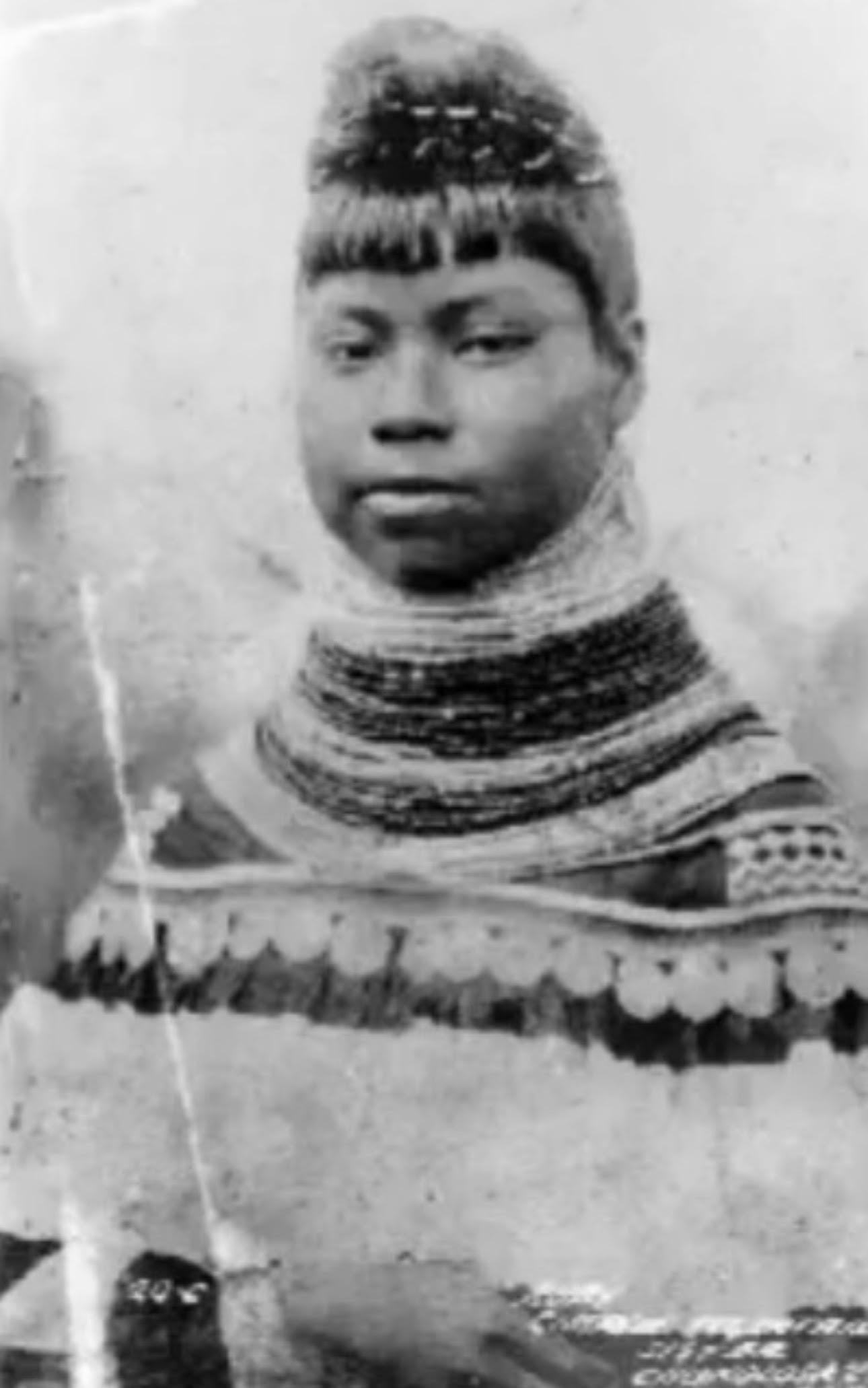 Chilkat woman — historical portrait